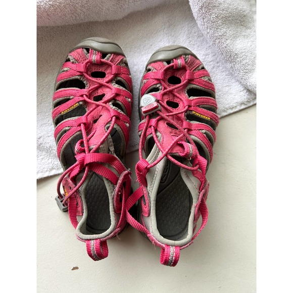 Kid’s Keen Whisper Waterproof Sandals Size 1 Honeysuckle Pink - Picture 3 of 9